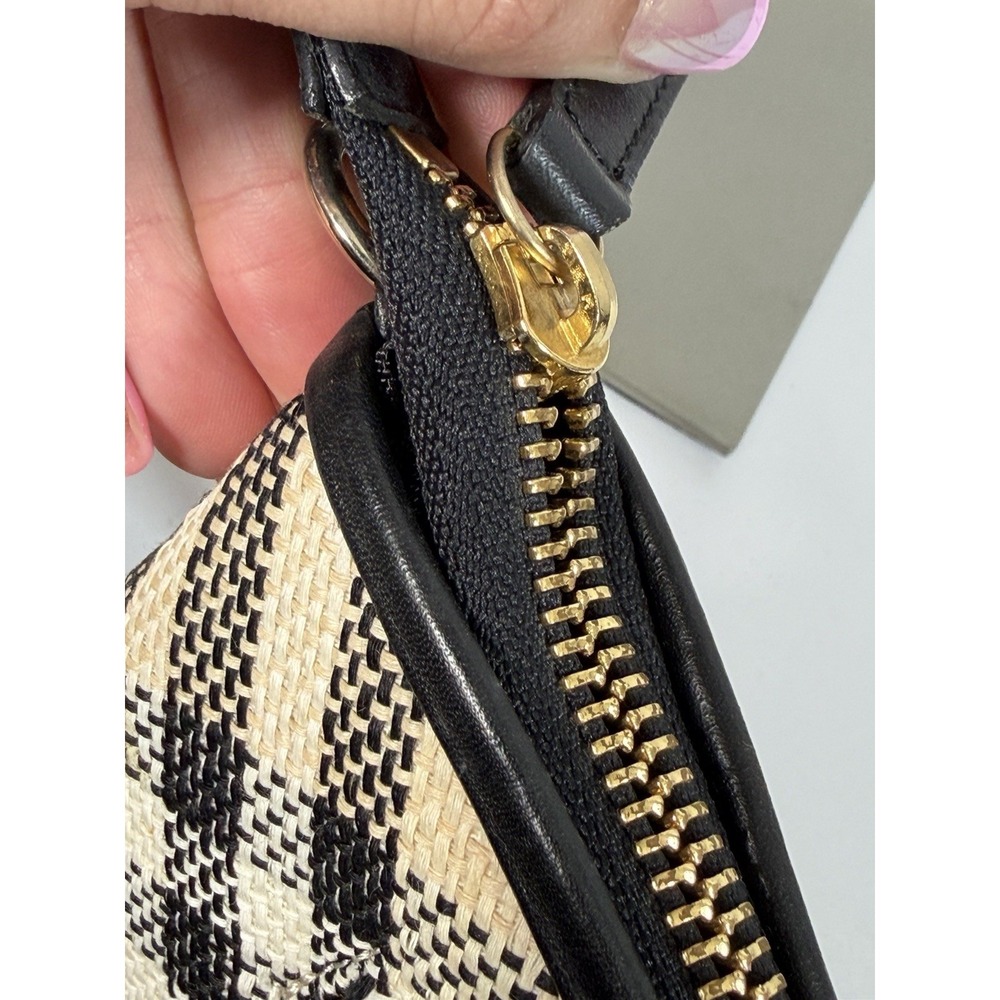 BURBERRY Nova Check Blue Label Shoulder Bag Canvas White Auth 0010 - Picture 12 of 12
